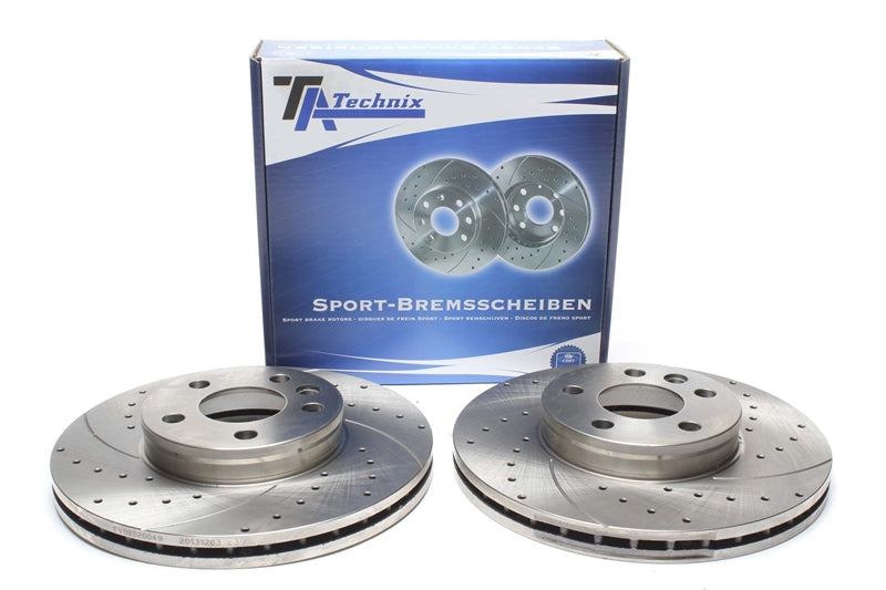 Jeu de disques de frein sport train avant pour Ford Galaxy / Seat Alhambra / VW Sharan / T4 — TA Technix