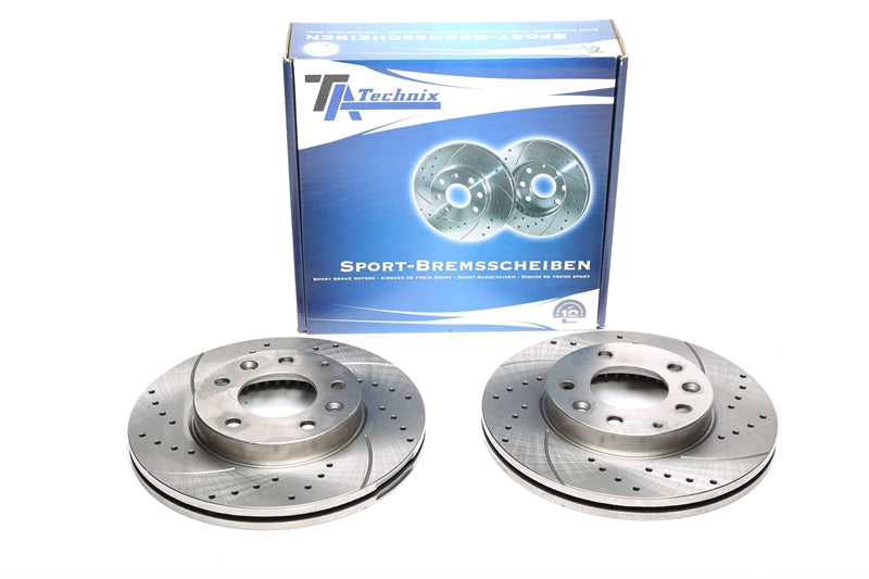 Jeu de disques de frein sport train avant pour Mazda 323F VI / 323S VI / 626 V SW / Mazda 6 / Mazda 6 Hatchback / Premacy — TA Technix