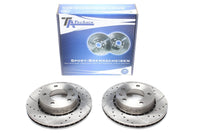 Jeu de disques de frein sport train avant pour Opel Omega A — TA Technix