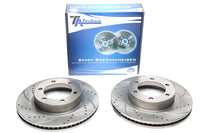 Jeu de disques de frein sport train avant pour Toyota Hilux III Pick-up — TA Technix