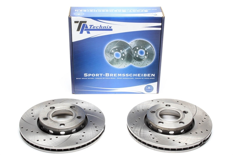 Jeu de disques de frein sport train avant pour Audi 100/200 type 44, Audi Quattro type 85 — TA Technix