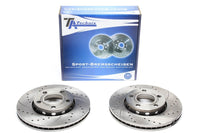 Jeu de disques de frein sport train avant pour Audi 100/200 type 44, Audi Quattro type 85 — TA Technix
