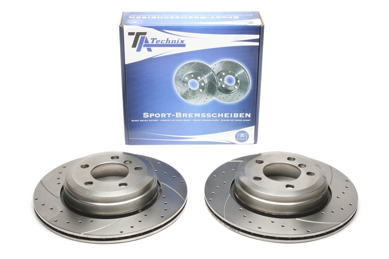 Jeu de disques de frein sport train arrière pour BMW Série 7 E65/E66 — TA Technix