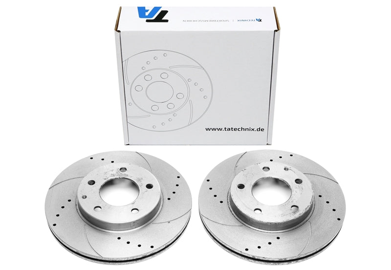 Jeu de disques de frein sport train avant pour Mazda 323F-V (BA) — TA Technix