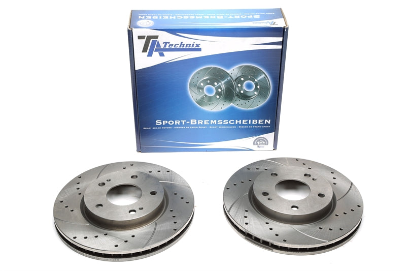 Jeu de disques de frein sport train avant pour Mitsubishi Lancer Stufenheck / Lancer break / Space Runner — TA Technix