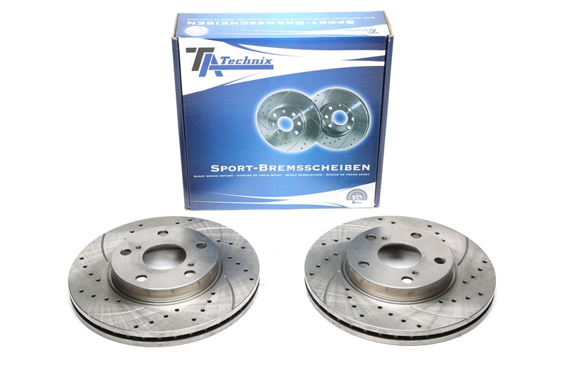 Jeu de disques de frein sport train avant pour Toyota Auris — TA Technix