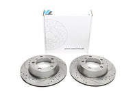 Jeu de disques de frein sport train arrière pour Porsche 718 Boxster + Boxster, 718 Cayman + Cayman type 981, 982, 987 — TA Technix