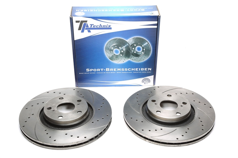 Jeu de disques de frein sport train avant pour Toyota Avensis Stufenheck / Avensis Station Wagon / Verso — TA Technix
