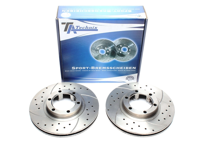 Jeu de disques de frein sport train avant pour Mitsubishi Pajero I / Pajero I Canvas Top — TA Technix