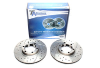 Jeu de disques de frein sport train avant pour Mitsubishi Pajero I / Pajero I Canvas Top — TA Technix