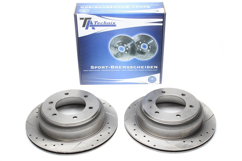Jeu de disques de frein sport train arrière pour Honda Civic/Opel Frontera A + B/Monterey A + B — TA Technix