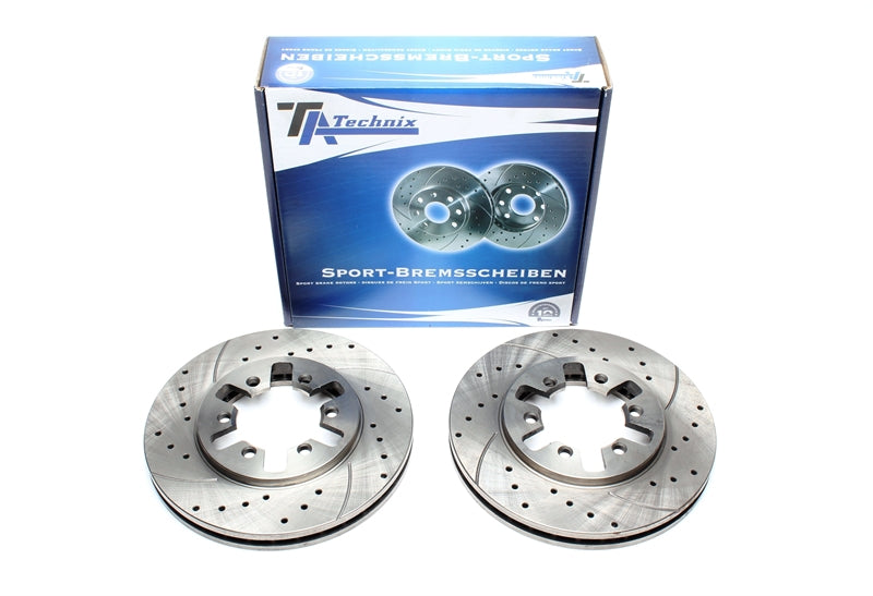 Jeu de disques de frein sport train avant pour Nissan Pick up III / Pickup/NP300 Pickup III / Urvan fourgon / / Urvan Bus — TA Technix