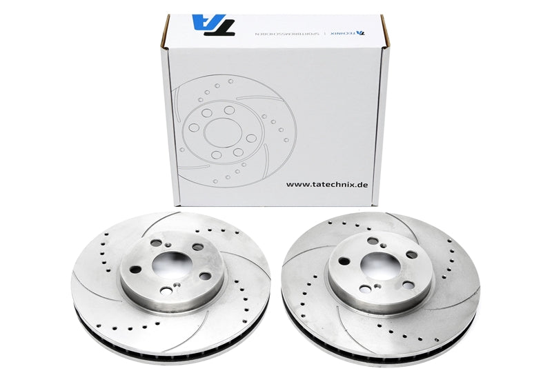 Jeu de disques de frein sport train avant pour Toyota Avensis / Avensis Liftback / Avensis SW — TA Technix