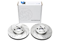 Jeu de disques de frein sport train avant pour Toyota Avensis / Avensis Liftback / Avensis SW — TA Technix