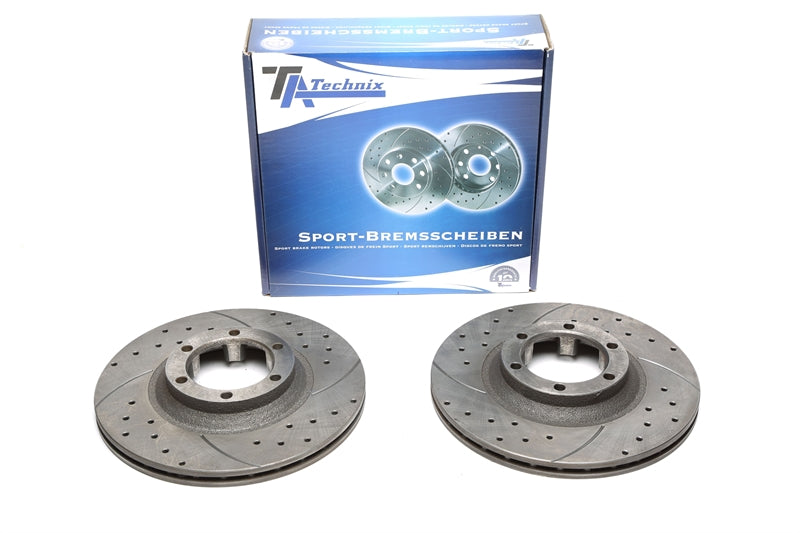 Jeu de disques de frein sport train avant pour Mitsubishi Pajero I / Pajero I Canvas — TA Technix