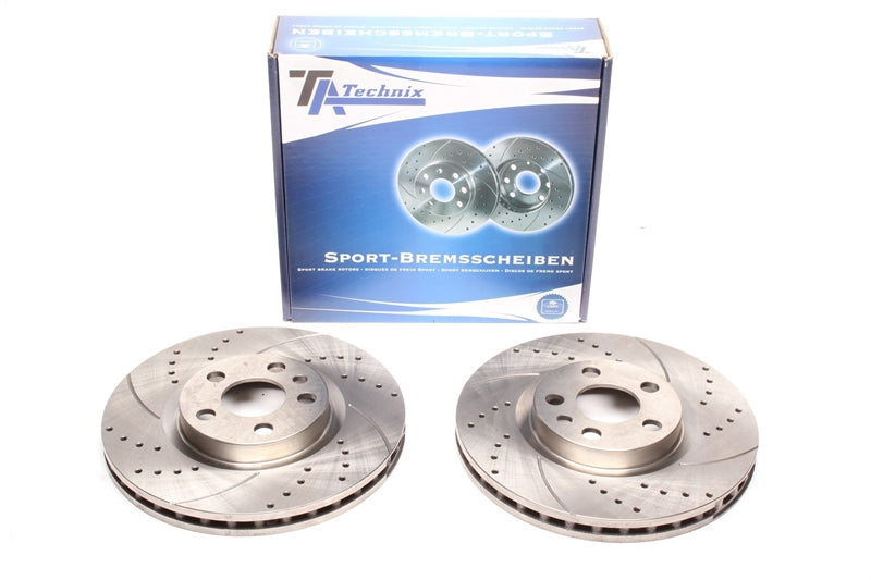 Jeu de disques de frein sport train avant pour Citroën Evasion / Jumpy / Fiat Scudo / Ulysse / Lancia Zeta / Peugeot 806 / Expert — TA Technix