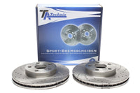 Jeu de disques de frein sport train avant pour Toyota Avensis — TA Technix