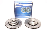 Jeu de disques de frein sport train avant pour MG ZT / MG ZT-T / Rover 75 / Rover 75 Tourer — TA Technix