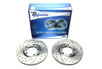 Jeu de disques de frein sport train avant pour Hyundai H100 Bus / H100 fourgon — TA Technix