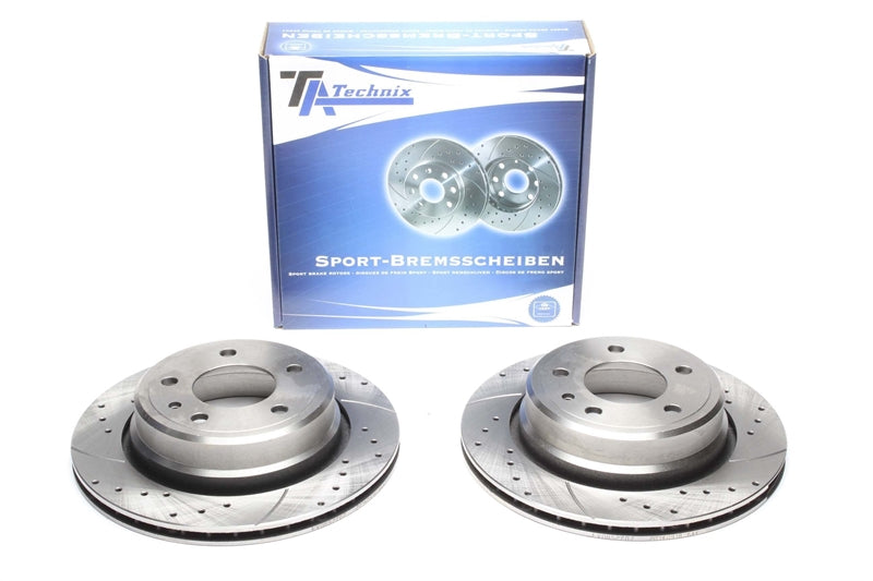 Jeu de disques de frein sport train arrière pour BMW Série 7 E32 740i/750i — TA Technix