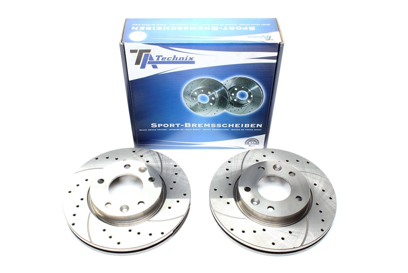 Jeu de disques de frein sport train avant pour Kia Carnival II — TA Technix