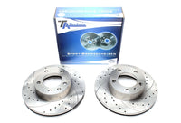 Jeu de disques de frein sport train avant pour Nissan Interstar Bus/fourgon/plateau / Opel Movano Combi/fourgon/plateau/Kipper / Renault Master II Bus/fourgon/plateau — TA Technix