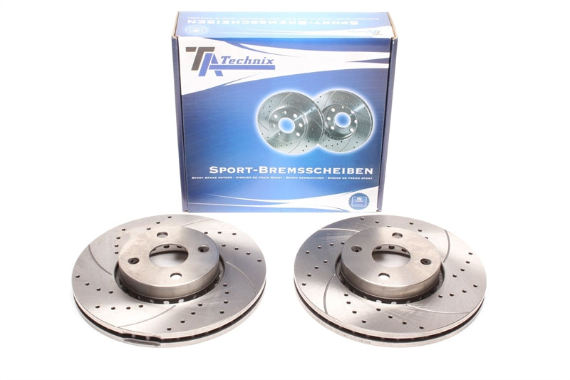 Jeu de disques de frein sport train avant pour Toyota Corolla / Corolla Verso — TA Technix