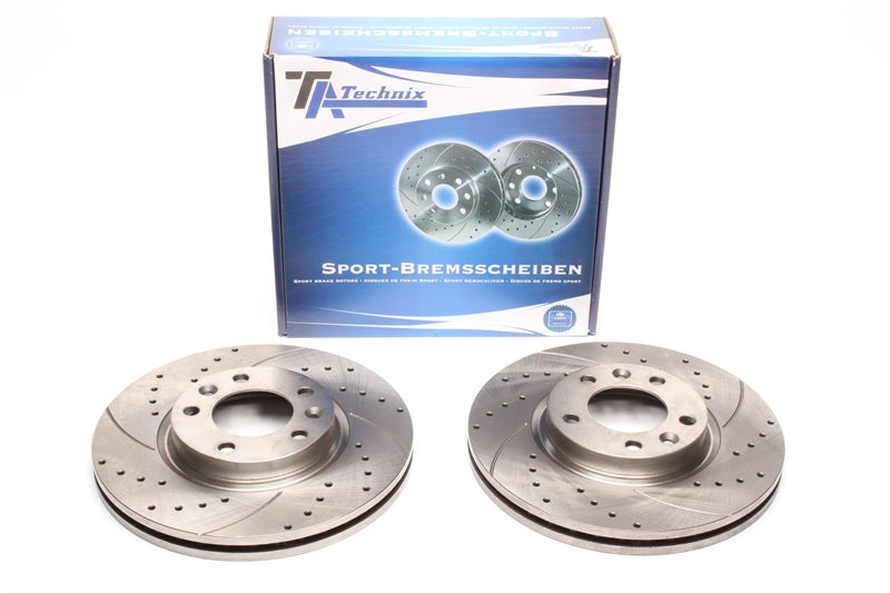 Jeu de disques de frein sport train avant pour Peugeot 407 / 407 SW / 508 / 508 SW / 607 — TA Technix