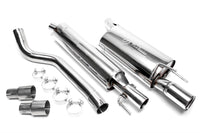 Ligne d'échappement inox 2 × 76 mm pour Opel Corsa B — TA Technix