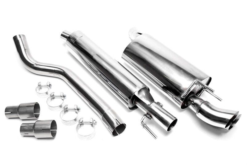 Ligne d'échappement inox 2 × 76 mm DTM pour Opel Corsa B — TA Technix