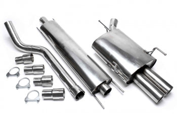 Avgassystem i rostfritt stål 2 × 76 mm för Opel Corsa C — TA Technix