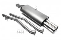 Silencieux sport 2 × 76 mm pour BMW 3er Série E30 berline, -Cabriolet, -Touring — TA Technix