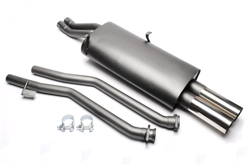 Silencieux sport 2 × 76 mm pour BMW 3er Série E30 berline, -Cabriolet, -Touring — TA Technix
