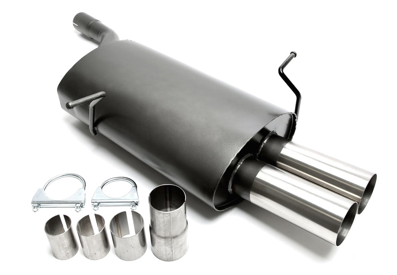 Silencieux sport 2 × 76 mm pour BMW 3er Série E46 berline, -Coupé, -Cabriolet, -Touring — TA Technix