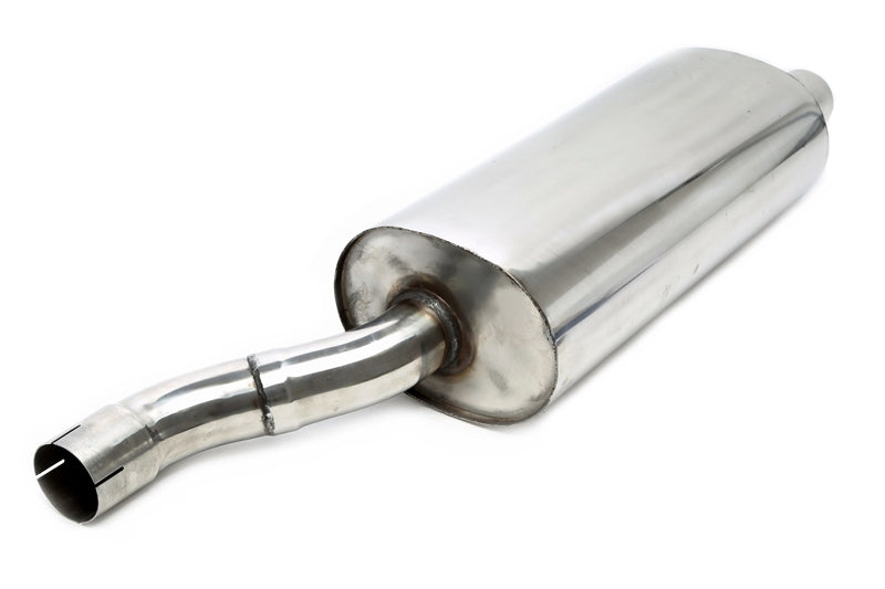 Silencieux arrière 2 × 76 mm rond/à bord roulé aus Ligne d'échappement inox EVOE466A-xx — TA Technix