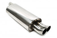 Silencieux arrière 2 × 76 mm DTM aus Ligne d'échappement inox EVOE466A-xx — TA Technix