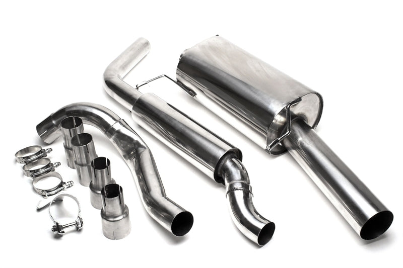 Ligne d'échappement inox 1 × 90 mm pour VW Golf I Cabriolet, Scirocco II — TA Technix