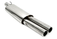 Silencieux arrière 2 × 76 mm rond/à bord roulé aus Ligne d'échappement inox EVOG2A-xx — TA Technix