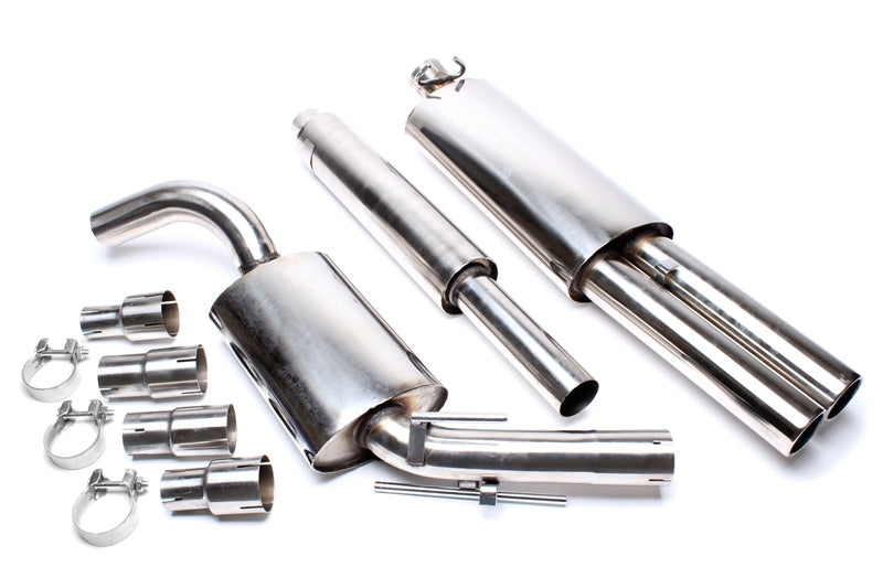Ligne d'échappement inox 2 × 76 mm pour VW Golf II — TA Technix