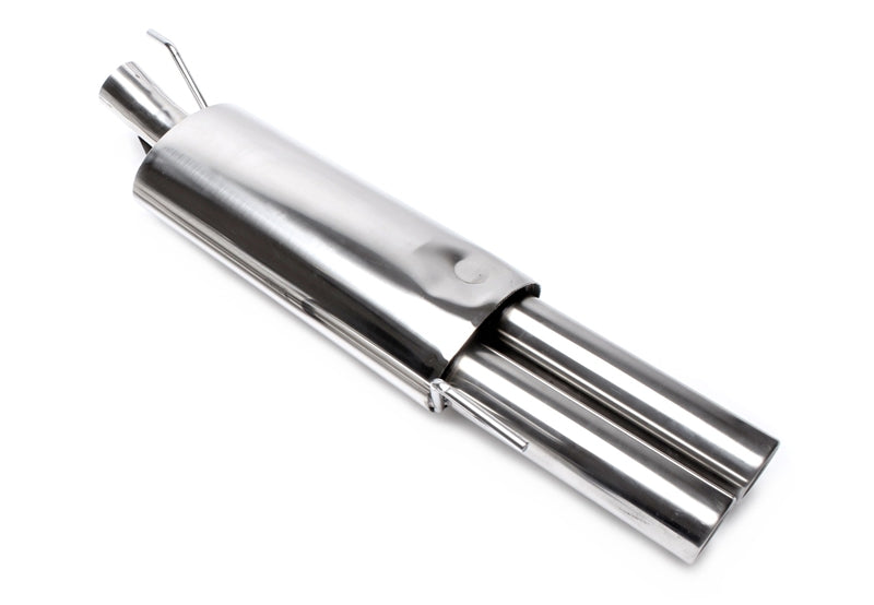 Silencieux arrière 2 × 76 mm rond/à bord roulé aus Ligne d'échappement inox EVOG3A-xx — TA Technix