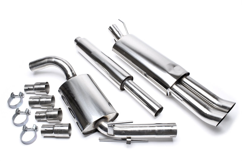 Ligne d'échappement inox 2 × 76 mm DTM pour VW Golf III — TA Technix