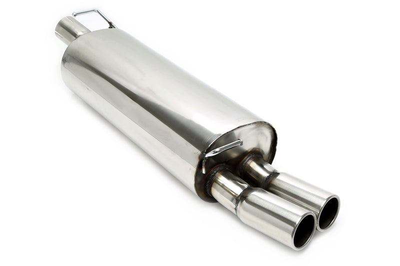Silencieux arrière 2 × 76 mm rond/à bord roulé aus Ligne d'échappement inox EVOG4A-xx — TA Technix