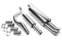 Ligne d'échappement inox 2 × 76 mm DTM pour Audi Audi A3 8L, Seat Leon 1M, VW Golf IV — TA Technix