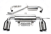 Duplex Ligne d'échappement inox gauche + droite 2 × 76 mm pour Audi A3 8P/ VW Golf V 1K, Golf Plus 1KP — TA Technix