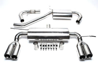 Duplex Ligne d'échappement inox gauche + droite 2 × 76 mm pour Audi A3 8P/ VW Golf V 1K, Golf Plus 1KP — TA Technix