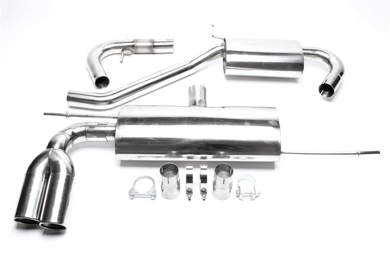 Ligne d'échappement inox 2 × 76 mm pour Audi A3 8P/ VW Golf V 1K, Golf Plus 1KP — TA Technix