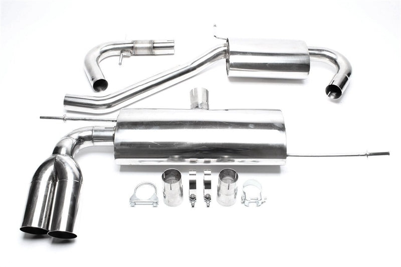 Ligne d'échappement inox 2 × 76 mm pour Audi A3 8P/ VW Golf V 1K, Golf Plus 1KP — TA Technix