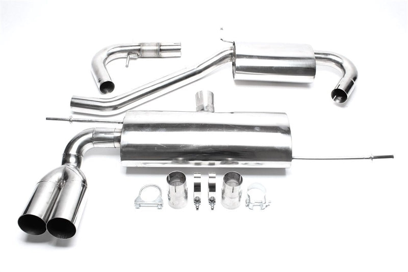 Ligne d'échappement inox 2 × 76 mm pour Audi A3 8P/ VW Golf V 1K, Golf Plus 1KP — TA Technix