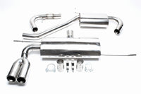 Ligne d'échappement inox 2 × 76 mm pour Audi A3 8P / VW Golf V 1K, Golf Plus 1KP — TA Technix