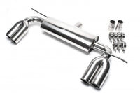 Duplex inox Silencieux sport gauche + droite 2 × 76 mm pour Audi A3 (8P)/ VW Golf V, Golf V Plus (1K/1KP) — TA Technix